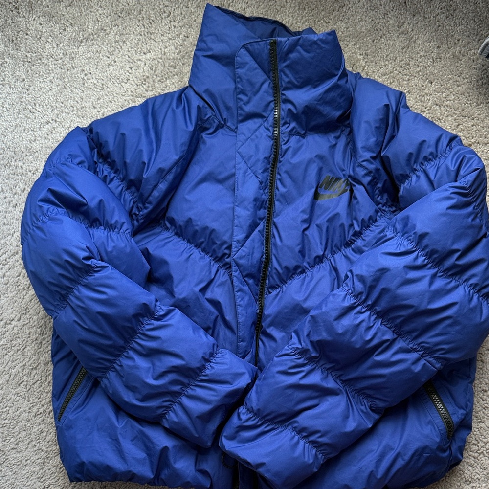 Nike Blue Puffer Jacket